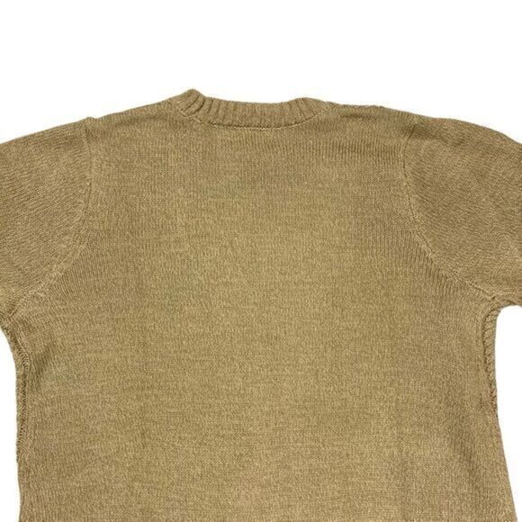 Karen Scott Open-Front Cable-Knit Duster Cardigan XL Chestnut Brown Sweater NEW - Picture 7 of 16